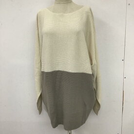 AZUL BY MOUSSY アズールバイマウジー 長袖 ニット、セーター Knit, Sweater 250eab70-039i ヌーディードルマンニット 長袖ニットカットソー【USED】【古着】【中古】10111502