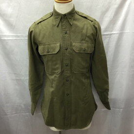 ミリタリー ミリタリー 長袖 シャツ、ブラウス Shirt, Blouse ミリタリーシャツ 長袖シャツ ジャケット【USED】【古着】【中古】10112326