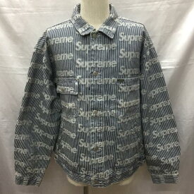 Supreme シュプリーム ジャケット、ブレザー ジャケット、上着 Jacket 24ss DenimChoreTruckerJacket ヒッコリーデニムジャケット【USED】【古着】【中古】10122283