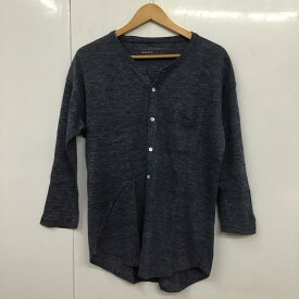 quadro クオドロ 長袖 カットソー Cut and Sewn 長袖カットソー 無地カットソー ヘンリーネックカットソー【USED】【古着】【中古】10131768