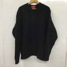 Supreme シュプリーム 長袖 ニット、セーター Knit, Sweater 23aw Applique Cable Knit Sweater ケーブル ニット【USED】【古着】【中古】10137020