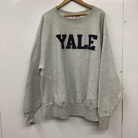 Champion チャンピオン 長袖 トレーナー Sweat, Sweatshirt reverseweave 00s メキシコ製 yaleワッペンロゴ プルオーバースウェット【USED】【古着】【中古】10137063