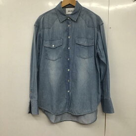 KALNA カルナ 長袖 シャツ、ブラウス Shirt, Blouse 1A15002 ルーズシルエットデニムシャツ【USED】【古着】【中古】10143509