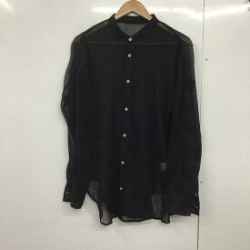 JEANASIS ジーナシス 長袖 シャツ、ブラウス Shirt, Blouse js063429mc ワッシャーシアーバンドカラーシャツ【USED】【古着】【中古】10144590