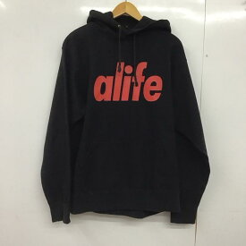ALIFE エーライフ 長袖 パーカー Hooded Sweatshirt, Hoodie 長袖パーカー プルオーバーパーカー スウェット【USED】【古着】【中古】10146468