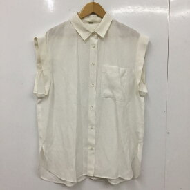 Mila Owen ミラオーウェン 半袖 シャツ、ブラウス Shirt, Blouse 09WFB232077 ポケットデザイン袖ロールアップシャツ【USED】【古着】【中古】10156097