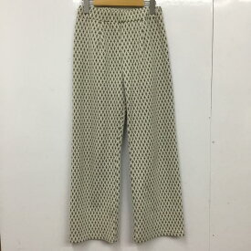 JEANASIS ジーナシス ボトムス ボトムス JS050512YG ラメジャガードカットパンツ イージーパンツ【USED】【古着】【中古】10156099