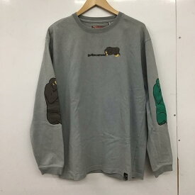 go slow caravan ゴースローキャラバン 長袖 カットソー Cut and Sewn 長袖カットソー プリントカットソー クルーネック【USED】【古着】【中古】10158118