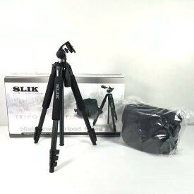 【未使用中古品】 SLIK 三脚+カメラバッグセット SKA0002 4段 2WAY アクセサリー 2012年 1030g 30014823