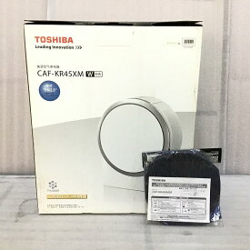 【未使用中古品】 東芝 / TOSHIBA 加湿空気清浄機 CAF-KR45XM ツーリストモデル 加湿空気清浄機 2014年 〜30m2(〜18畳) 400ml/h 約2.6L 交流 220-240V 50/60Hz 8200g ピコイオン 30015330