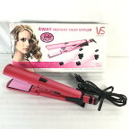 【展示品・中古品】 ヴィダルサスーン / Vidal Sassoon 4WAYヘアアイロン VSW-2800 カール / ストレート ヘアアイロン 2011年 最高約160℃ 111W 214g ピンク 30015829