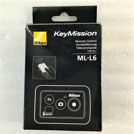 【未開封・中古品】 ニコン / Nikon リモコン ML-L6 アクションカメラKeyMission用 アクセサリー 2016年 3V CR2032型 リチウム電池 約10m JIS/IEC保護等級 7（IPX7）相当 約22.6g（電池含む） KeyMission 360、KeyMission 170 30016256