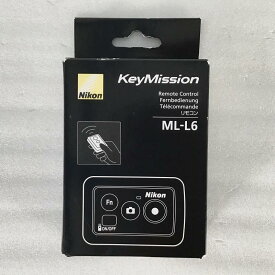 【未開封・中古品】 ニコン / Nikon リモコン ML-L6 アクションカメラKeyMission用 アクセサリー 2016年 3V CR2032型 リチウム電池 約10m JIS/IEC保護等級 7（IPX7）相当 約22.6g（電池含む） KeyMission 360、KeyMission 170 30016346