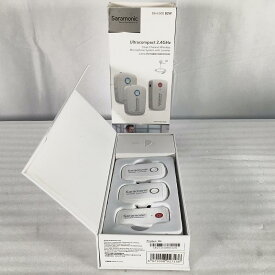 【中古品】 サラモニック / Saramonic カメラ/スマホ用ワイヤレス デュアルマイク 3.5mm Blink500 B2W 2.4Ghzデジタルワイヤレスシステム 2.4GHz デジタル 最大50メートル 3.5mmコネクタ（RX） 50Hz-18KHz 内蔵Li-ionバッテリー／USB-C DC 5V 約6時間 30016502