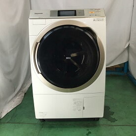 【中古品】 パナソニック / Panasonic NA-VX9700L 左開き ヒートポンプ乾燥 ドラム式洗濯乾燥機 2017年製 11kg 6kg 1731A00050 クリスタルホワイト 30017103