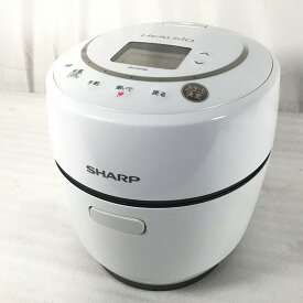 【展示品・未使用中古品】 シャープ / SHARP 水なし自動調理鍋 KN-HW10E ヘルシオ ホットクック 2021年製 1L(1～2人分) 12時間 マイコン式 AC 100V 50-60Hz 共用 3.7 kg ホワイト系 30017336