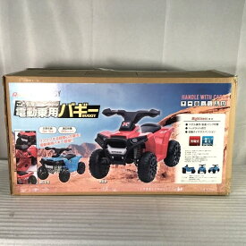 【未使用中古品】 池商 / IKESHO こども用電動乗用バギー RA-BGY レッド 約4.7kg 3～5歳 20kg以下 充電式（家庭用コンセント接続） 約8時間（走行時間約30分） 30017500