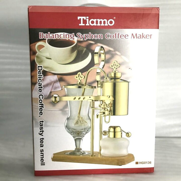 楽天市場】 【未使用中古品】 ティアモ / Tiamo コーヒーサイフォン 