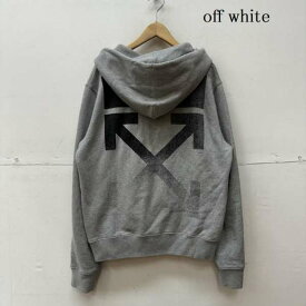 オフホワイト 21AW DEGRADE ARROW SLIM プルオーバー パーカー クロスアローロゴ 裏起毛 OMBB034F21FLE002 メンズ M ISItems【USED】【古着】【中古】50113504