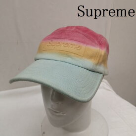 シュプリーム 20SS Embossed Denim Camp Cap タイダイ キャップ -【USED】【古着】【中古】50126938