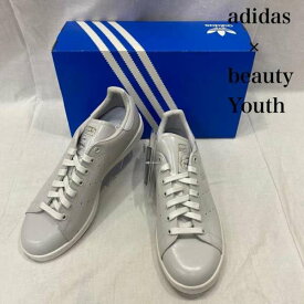 アディダス adidas × BEAUTY&amp;YOUTH UNITED ARROWS別注 STAN SMITH グレー US8/26.5cm メンズ US：8 ISItems【USED】【古着】【中古】50138561