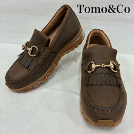 トモアンドシーオー TM-SHOES-0006 レザー ガム エアーソール ビット ローファー 厚底 レディース 24.0cm ISItems【USED】【古着】【中古】50140408