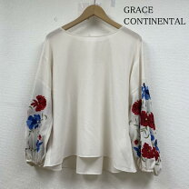 楽天市場】GRACE CONTINENTAL グレースコンチネンタル 刺繍 ブラウスの通販