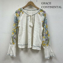 楽天市場】GRACE CONTINENTAL グレースコンチネンタル 刺繍 ブラウスの通販