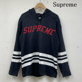 シュプリーム 15SS hooded hockey top ホッケートップ プルオーバー ロゴ パーカー メンズ S ISItems【USED】【古着】【中古】50141761