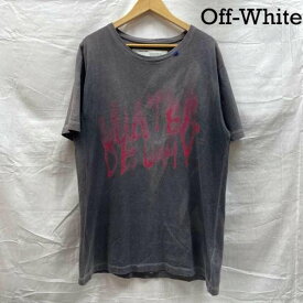 オフホワイト OMAA027E 19185031 19AW VINTAGE S S SLIM TEE コットン GRY グレー メンズ L ISItems【USED】【古着】【中古】50143775