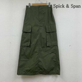 スピック&amp;スパン ロングスカート 無地 台形 Aライン タイト 細め ジップフライ 23-060-200-3041-3-0 レディース 38 ISItems【USED】【古着】【中古】50146941