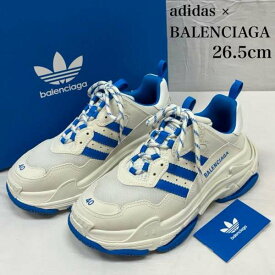 バレンシアガ adidas アディダス コラボ 712764 W2ZB3 9040 トリプルS Triple S 厚底 ダッド スニーカー メンズ 26.5cm ISItems【USED】【古着】【中古】50148598
