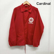 楽天市場】cardinal コーチジャケット（カラーレッド）（メンズ 