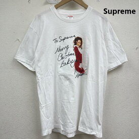 シュプリーム 20aw Mariah Carey Tee White クリスマスクリスマスソング Tシャツ メンズ M ISItems【USED】【古着】【中古】50158775