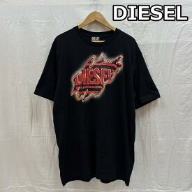 ディーゼル ロゴ プリント クルーネック 半袖 シャツ メンズ XL ISItems【USED】【古着】【中古】50163454