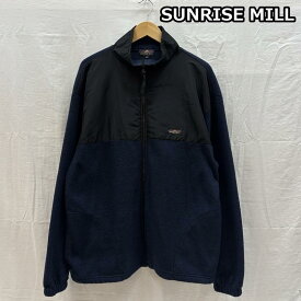 古着 SUNRISE MILLS サンライズミルズ USA製 ナイロン フリース ジャケット ハイネック メンズ XL ISItems【USED】【古着】【中古】50163462