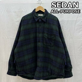 古着 SEDAN ALL-PURPOSE チェック柄 シャツ ジャケット 中綿入り SD22F-SH04 メンズ XL ISItems【USED】【古着】【中古】50163467