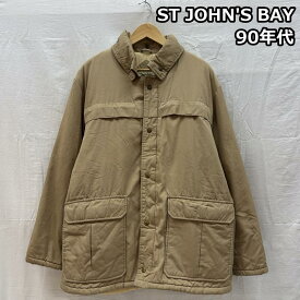 ヴィンテージ S JOHN'S BAY 90年代 ビンテージ ナイロン コットン 中綿入り ワーク ジャケット 90s VINTAGE メンズ XL ISItems【USED】【古着】【中古】50163470