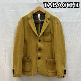 古着 TABACCHI タバッキ ウール コットン ニット テーラード ジャケット 3B メンズ 46 ISItems【USED】【古着】【中古】50163471
