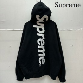シュプリーム Satin Applique Hooded Sweatshirt バック ロゴ パーカー メンズ XL ISItems【USED】【古着】【中古】50163631