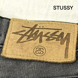 ステューシー ストレート デニム パンツ グレー 90s USA製 メンズ 34インチ ISItems【USED】【古着】【中古】50163664