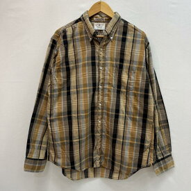 ヴィンテージ 60s Campus USA製 Whiskey Tone Plaid チェック ボタンダウンシャツ メンズ L ISItems【USED】【古着】【中古】50163790
