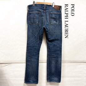 ポロラルフローレン デニム ジーンズ メキシコ製 W34 L32 レザー パッチ ロゴ ジッパーフライ メンズ 34インチ ISItems【USED】【古着】【中古】50163871