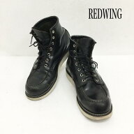 レッドウィング RED WING レッドウィング 8130 レザー モックトゥ ブーツ ブラック系 メンズ US：9 ISIte…