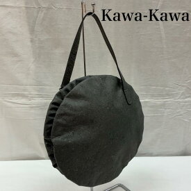 カワカワ 円形 サークル 2WAY 手持ち ハンドバッグ 斜め掛け ショルダーバッグ レディース - ISItems【USED】【古着】【中古】50165347