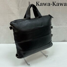 カワカワ 2WAY レザー 手持ち トートバッグ ブリーフケース バックパック リュック A4収納 レディース - ISItems【USED】【古着】【中古】50165374