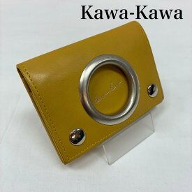 カワカワ レザー 二つ折り 財布 スナップ レディース - ISItems【USED】【古着】【中古】50165388