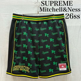 シュプリーム 26ss Mitchell &amp; Ness Monogram Basketball Short ミッチェル アンド ネス モノグラム バスケットボール ショーツ メンズ XL ISItems【USED】【古着】【中古】50167666