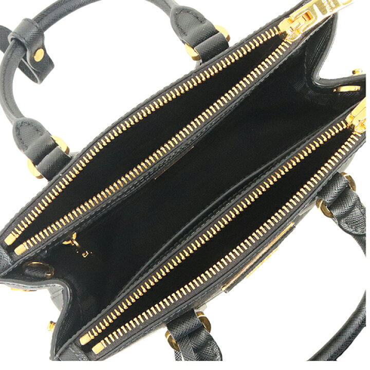 楽天市場】【5%OFF】 プラダ ガレリア ミニバッグ サフィアーノ ルクス 