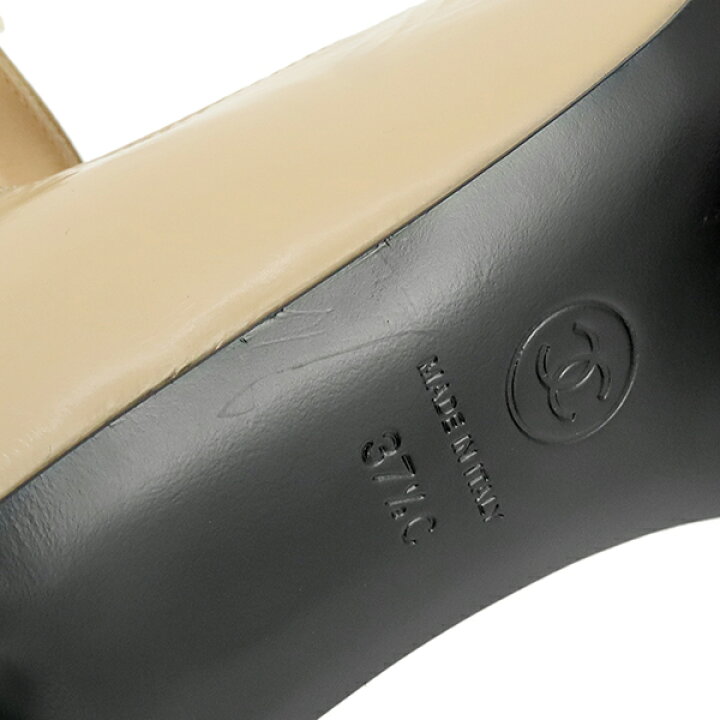 楽天市場】【未使用品】 シャネル パンプス アンクルストラップ ココ 